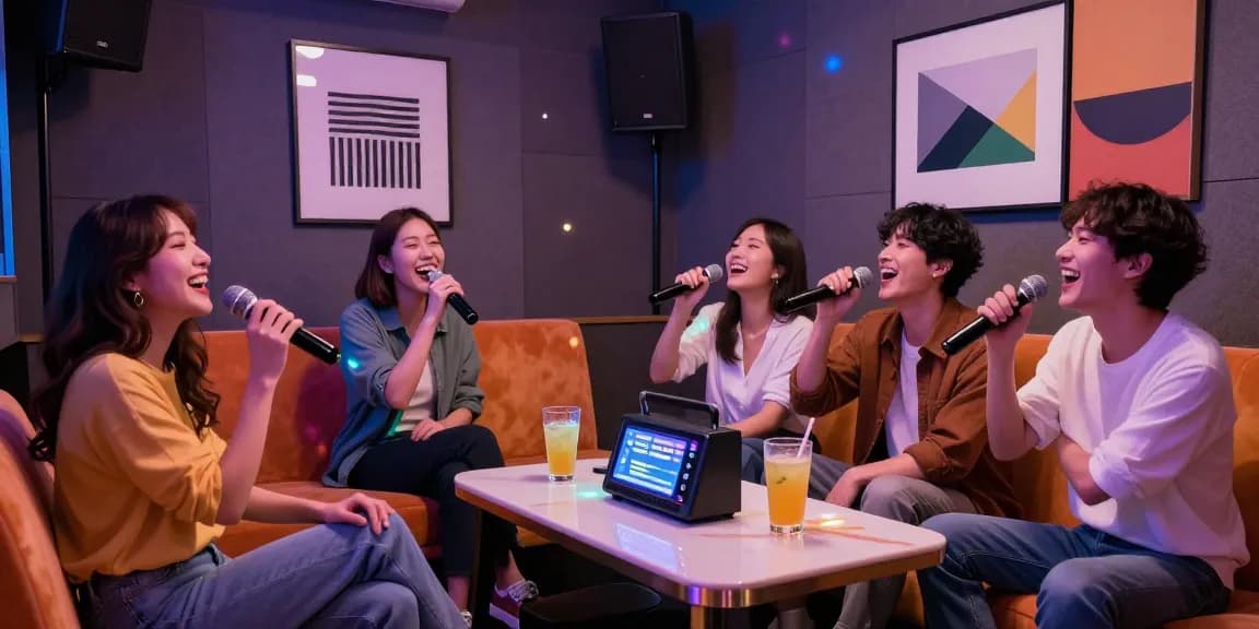 강남 유앤미에서 친구들과 함께 즐거운 시간을 보내는 모습