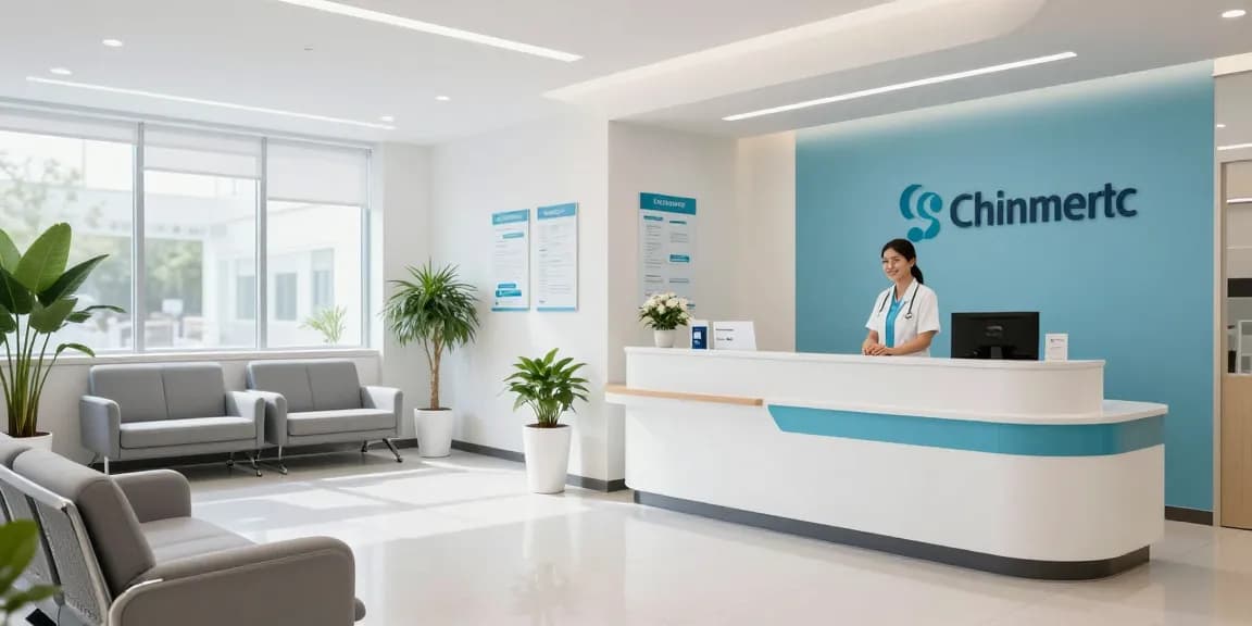 "Short term health insurance options at a modern health clinic, highlighting patient care and supportive services."