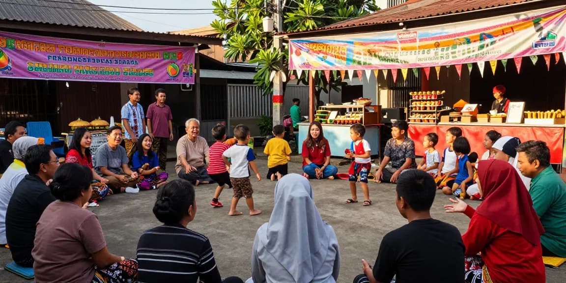 Aktivitas komunitas lokal di Sakarya Taraf Indonesia, Leci123, menunjukkan interaksi masyarakat yang hangat.