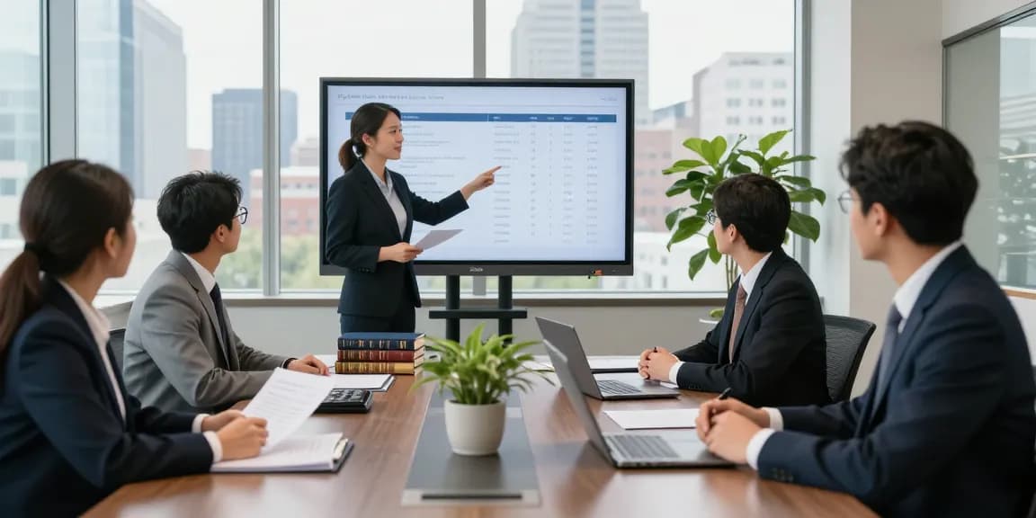 Philadelphia Employment Lawyer team in a modern office analyzing case data with a focus on client service.