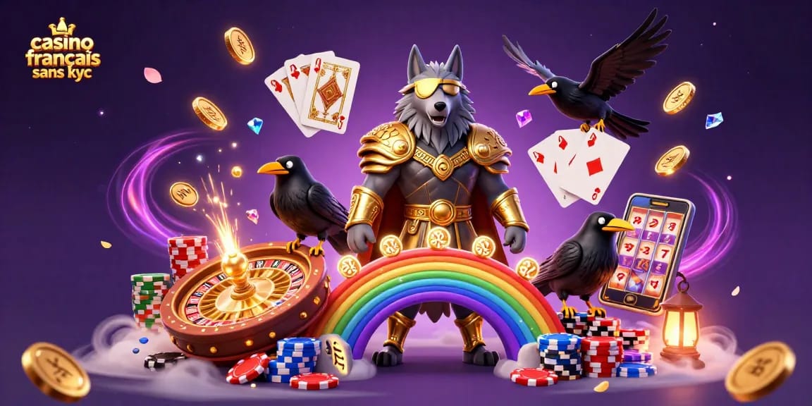 Rejoignez l'excitation des jeux avec un casino français sans KYC en pleine action.