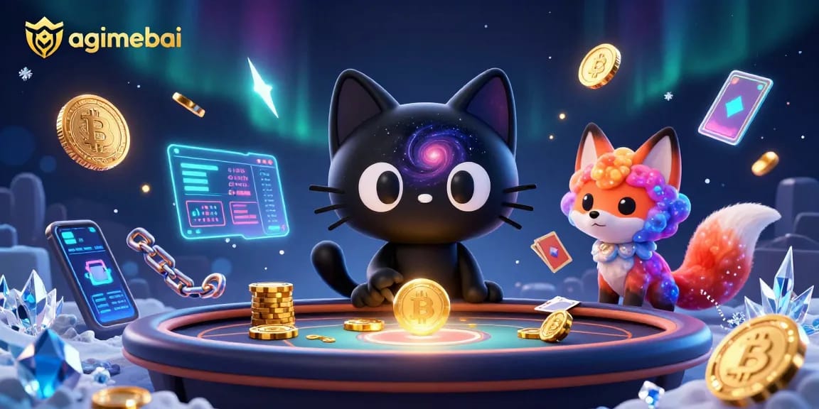 Play exciting games at agamebai with a cosmic black hole cat and nebula fox enhancing your casino experience.