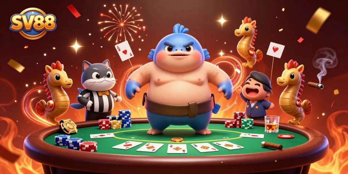 Boost your gaming experience with SV88 at this vibrant underwater poker scene.