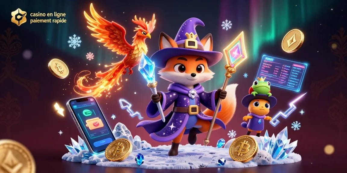 Faites l'expérience du casino en ligne paiement rapide avec une expérience magique de jeu en 3D.