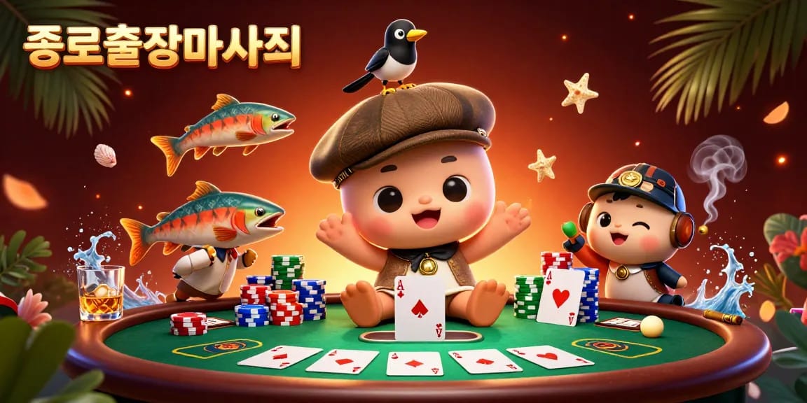 Engage in thrilling 종로출장마사지, featuring iconic characters in a vibrant casino atmosphere.