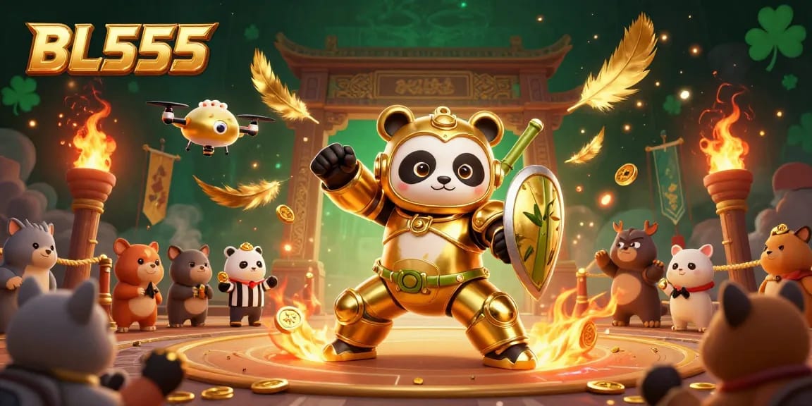 Experience thrilling gameplay with BL555 in this vibrant casino-themed illustration