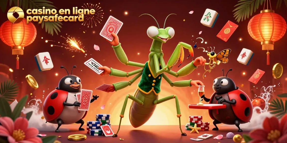 Jouer sur un casino en ligne paysafecard avec des personnages colorés et des éléments de jeu dynamiques