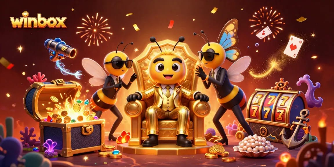 Engage with winbox's thrilling slots, as a bumblebee mob boss unveils hidden treasures!