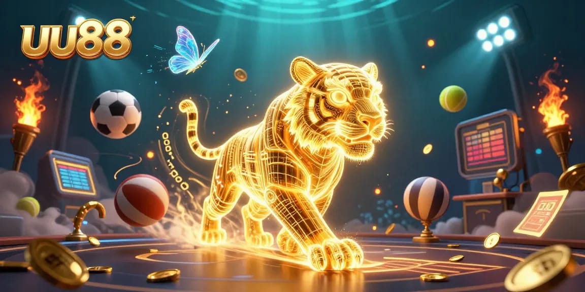 Experience exhilarating betting with uu88 in a vibrant, dynamic casino scene alive with energy.