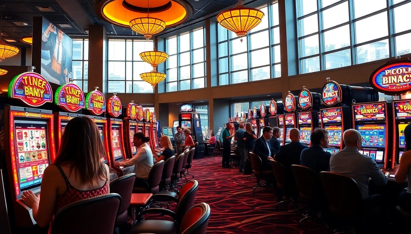 Menangkan jackpot besar dengan link tikislot dalam suasana kasino yang ramai dan menawan.