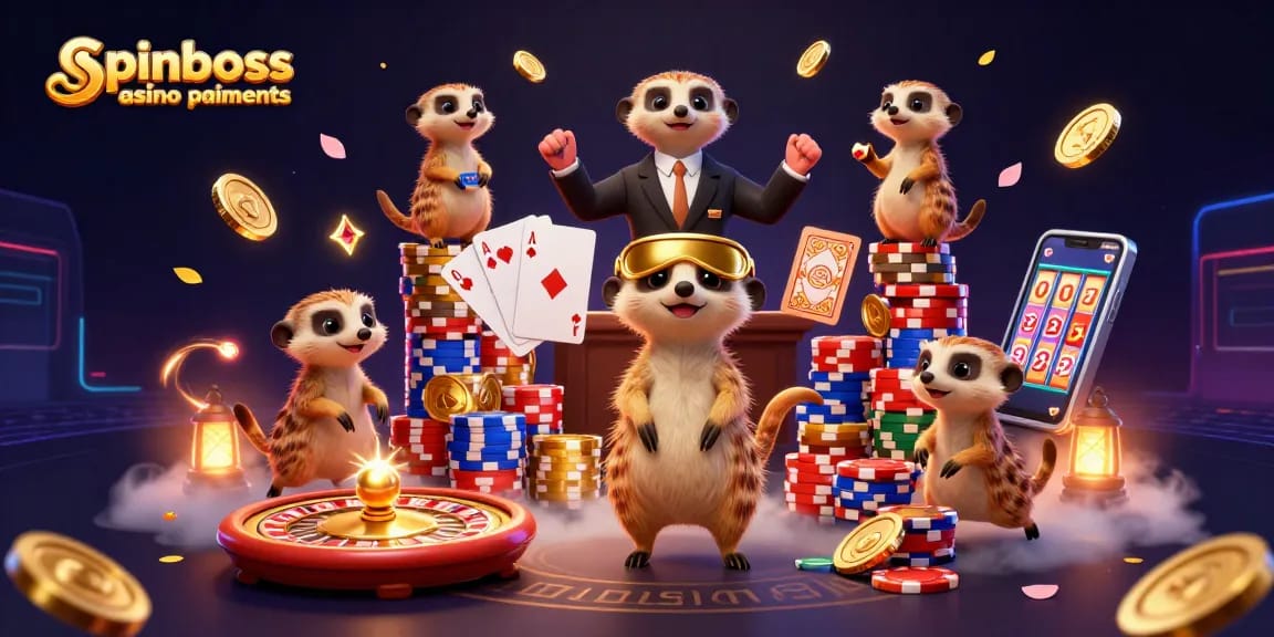 Découvrez les paiements au spinboss casino, avec les suricates gérant l'opération, des pièces et jetons qui volent autour.