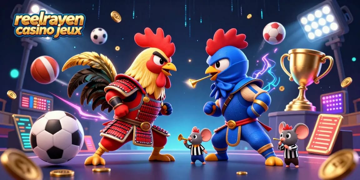 Découvrez les jeux de casino sur reelraven casino jeux avec cette illustration dynamique.