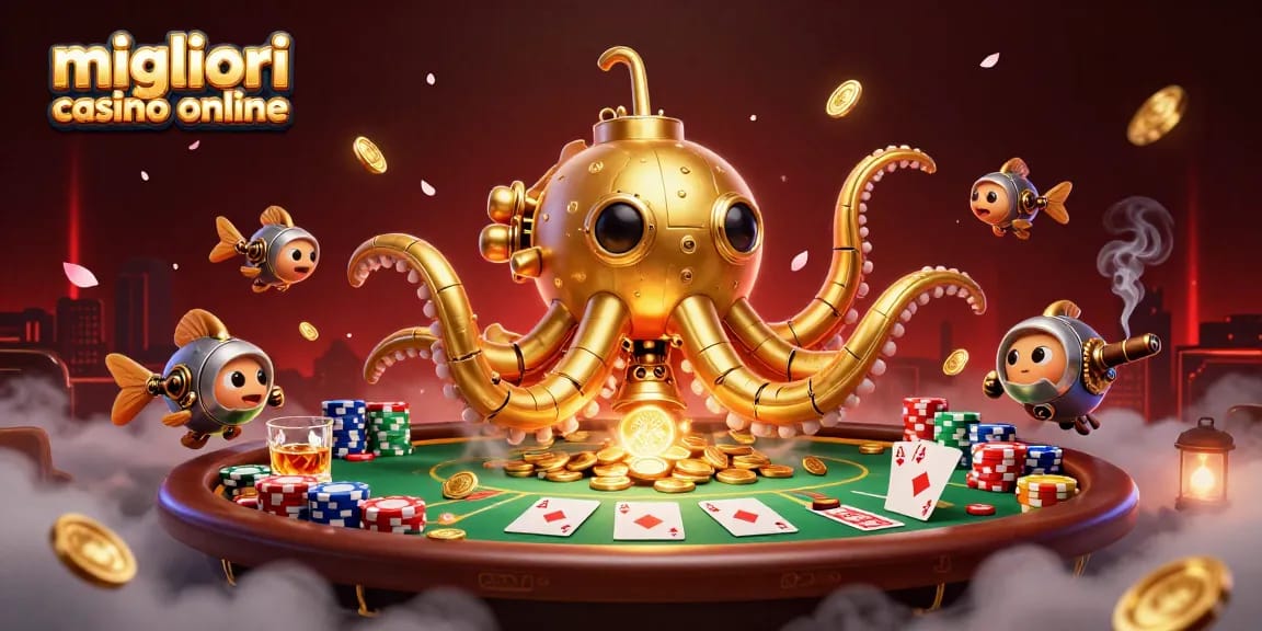 I migliori casino online offrono un'esperienza immersiva con una scena di gioco ricca di dettagli e monete d'oro.