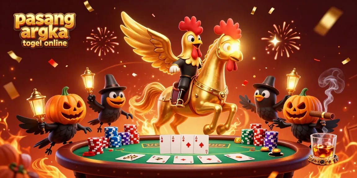 Engage in pasang angka togel online with dynamic characters in a vibrant casino scene filled with game elements.