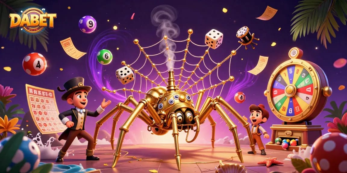 DABET offers a vibrant gaming experience with steampunk elements, dynamic lottery balls, and an engaging atmosphere.