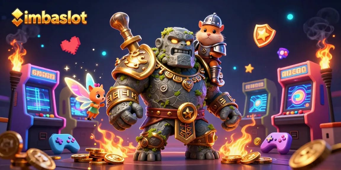 Experience the thrill of winning big with imbaslot, featuring vibrant characters and enticing game elements.