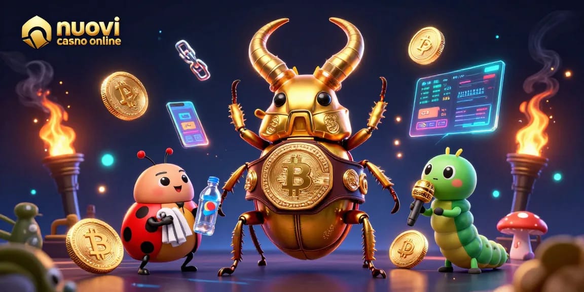 Gioca nei nuovi casino online con un'atmosfera vivace e colorata, rappresentata da un'incredibile illustrazione 3D.