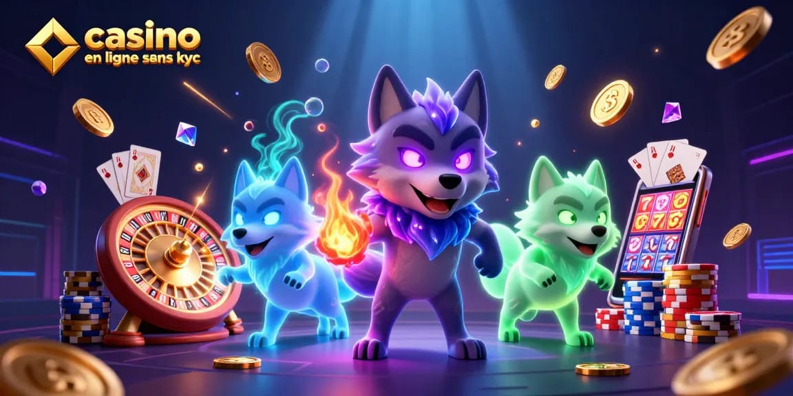 Jouez à des jeux de casino en ligne sans KYC, profitez des gains instantanés.