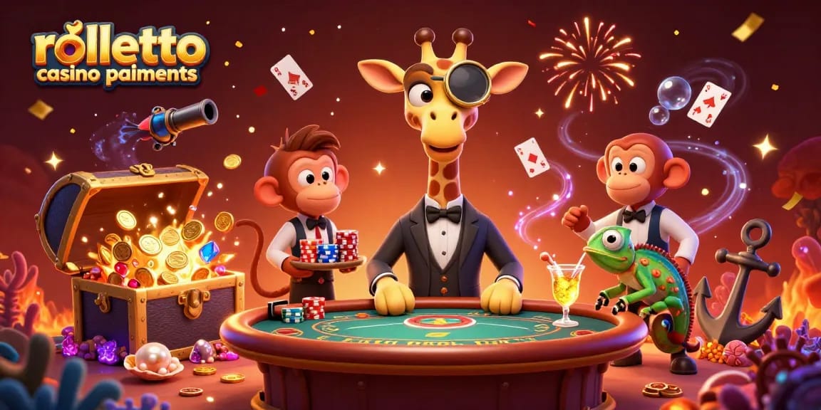 Actionnez le paiement au Rolletto casino avec des options fiat et crypto variées.