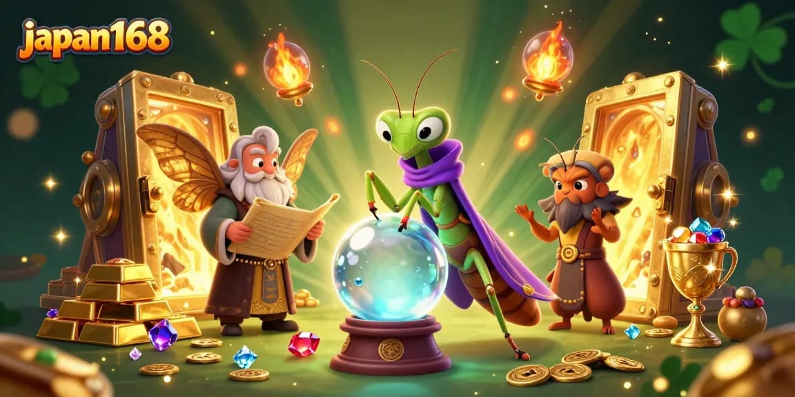Experience the thrill at japan168, where cartoon characters indulge in fortune-telling and treasure hunting!