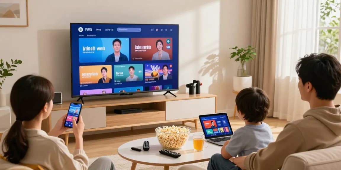 Profitez d'un essai gratuit IPTV dans un cadre familial chaleureux, où le streaming est à portée de main.