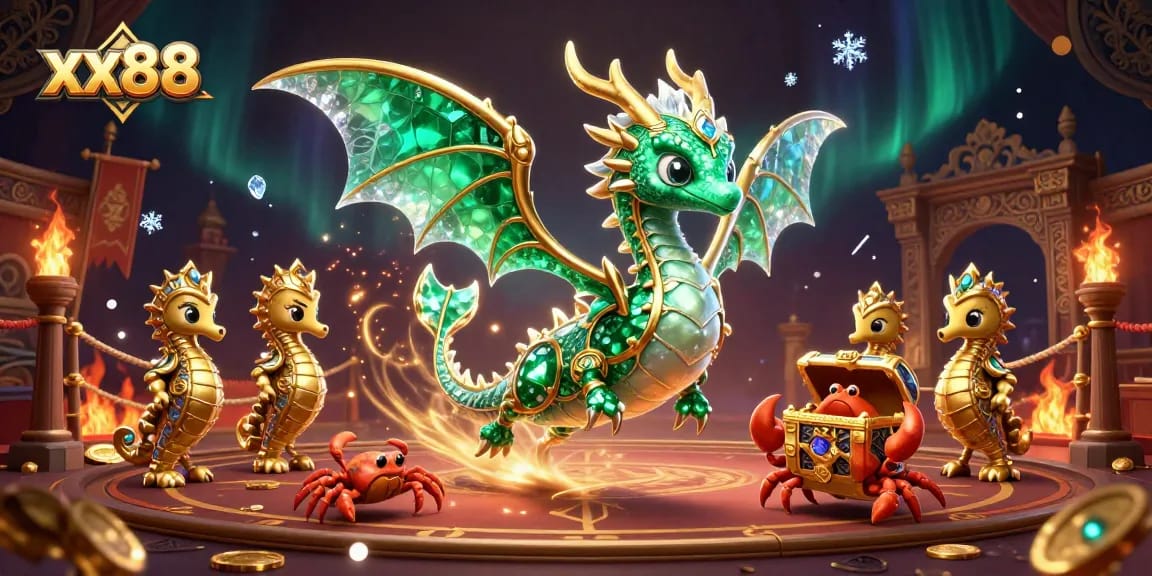 Engage in thrilling gameplay at xx88 featuring vibrant characters and casino elements.