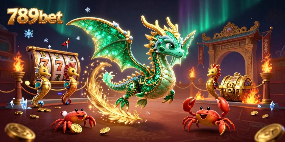 Experience the enchanting world of 789bet with dazzling treasures, dynamic characters, and vibrant casino elements.