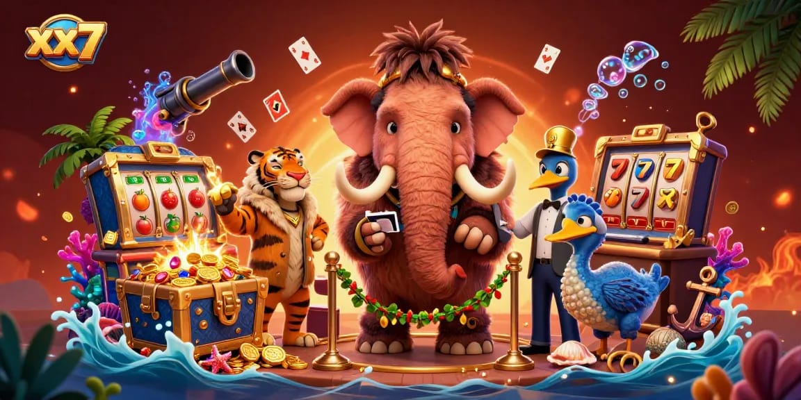 Experience thrilling casino adventures with xx7 featuring vibrant slots, golden bouncers, and underwater treasures.
