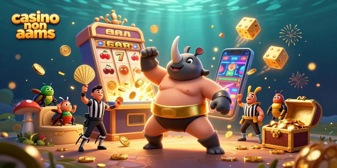 Vinci nei casino non AAMS con divertenti animazioni e ricchi jackpot.