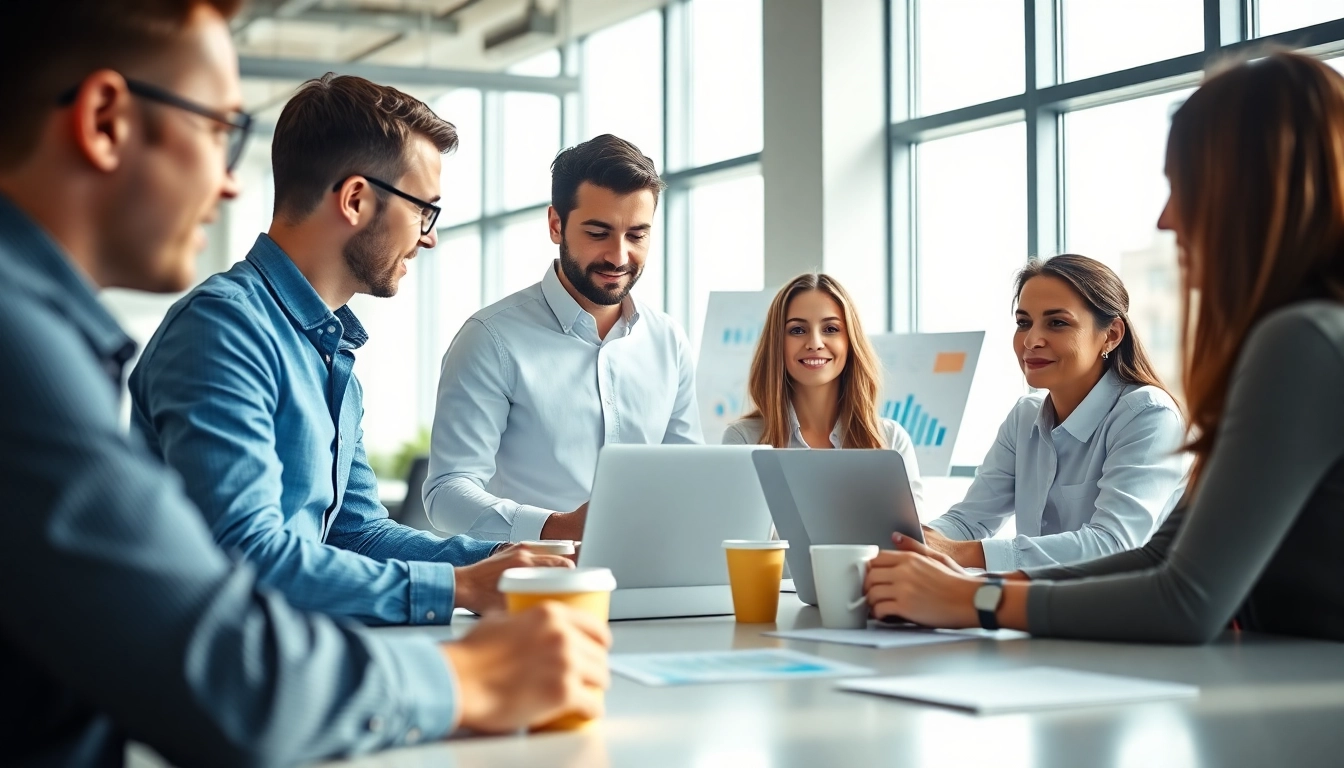 Website https://alvionz.de/ mit einem engagierten digitalen Marketingteam in einem inspirierenden Büro.