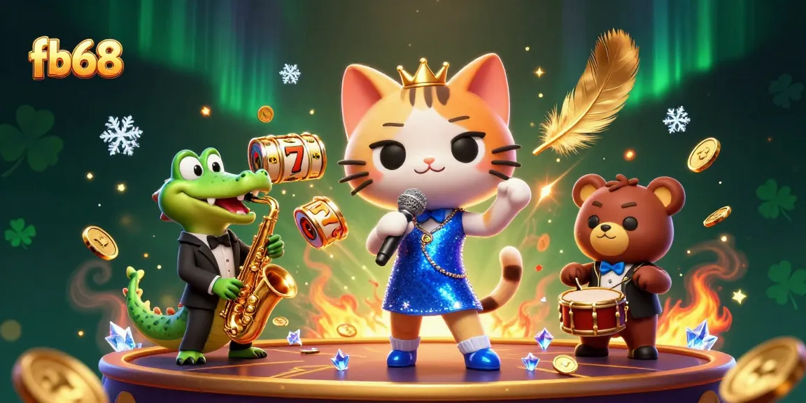 Experience exciting gaming at fb68 with vibrant characters and dynamic casino ambiance.