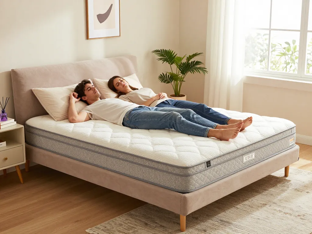 The Majestic 11000 extra firm mattress in a cozy bedroom setup promoting restful sleep and comfort.