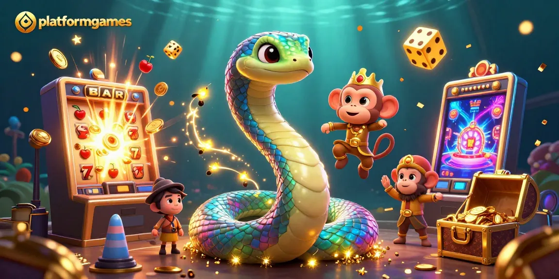 Engage in thrilling gameplay at platformgames with energetic characters amidst casino excitement.