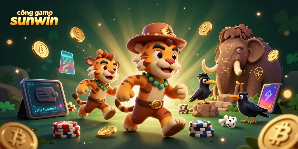 Play thrilling games at the cổng game sunwin featuring interactive elements and dynamic visuals in a vibrant casino setting.