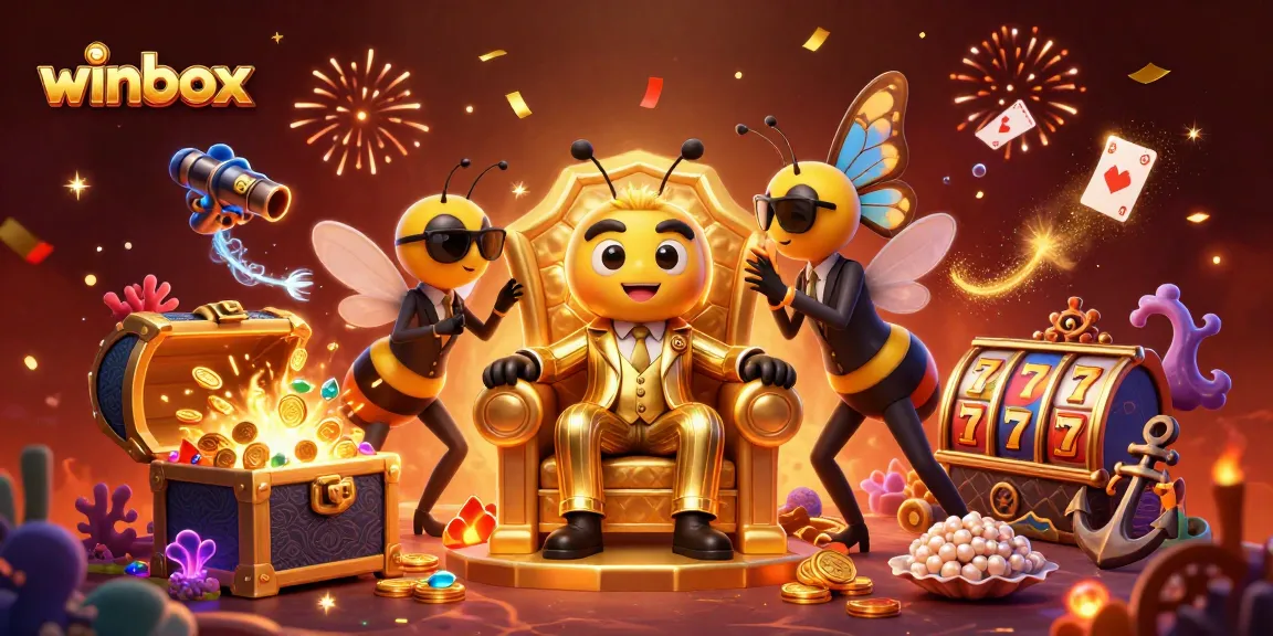 Engage with winbox's thrilling slots, as a bumblebee mob boss unveils hidden treasures!