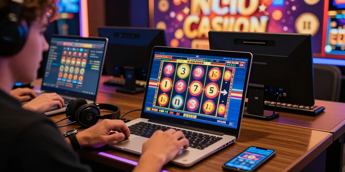 Exciting gameplay at spin million casino showcasing vibrant slot graphics and enthusiastic player interaction.