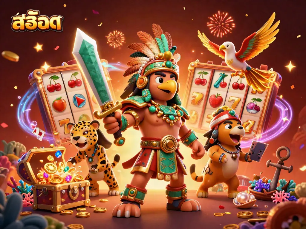 เล่นสล็อตด้วยสล็อตแมชชีนกราฟิก 3D ที่เต็มไปด้วยสีสันและมหาสนุก