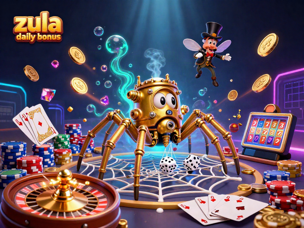Claim the Zula Casino daily bonus of 10,000 Gold Coins and 1 SC while enjoying exciting casino games.