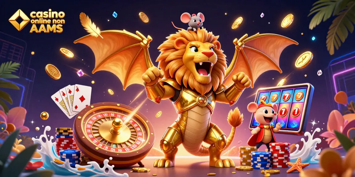 Slot machine e giochi di carte in azione nei casino online non AAMS, con premi incredibili.