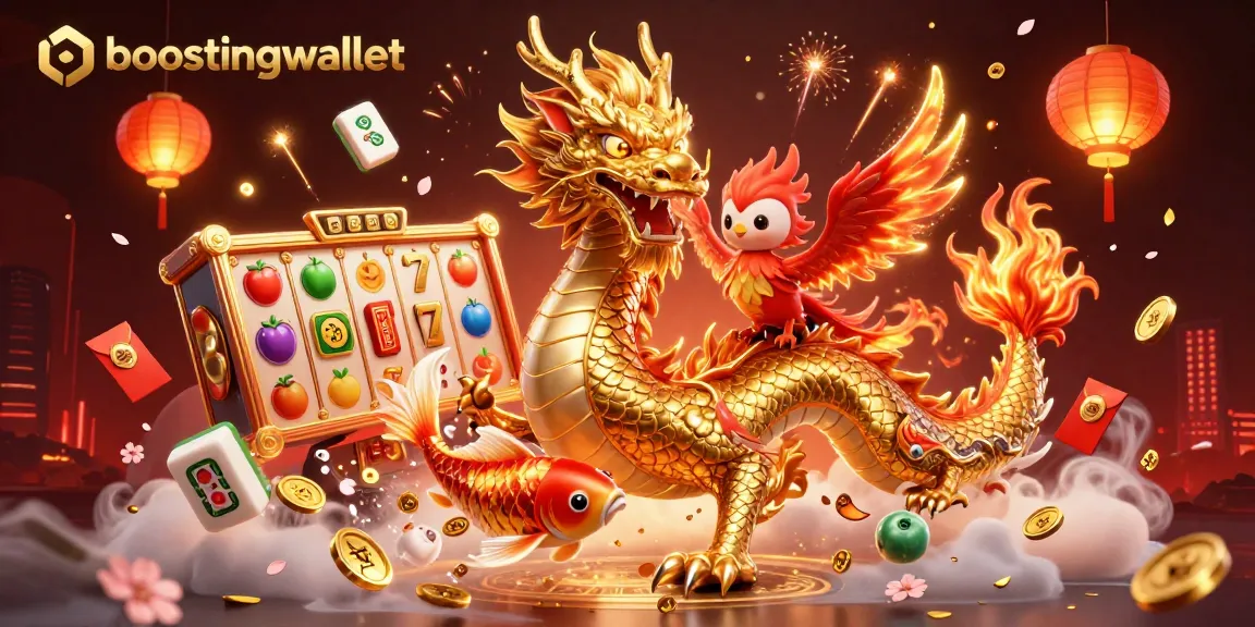 Boostingwallet focuses on winning strategies with vibrant slot games and captivating 3D illustrations.
