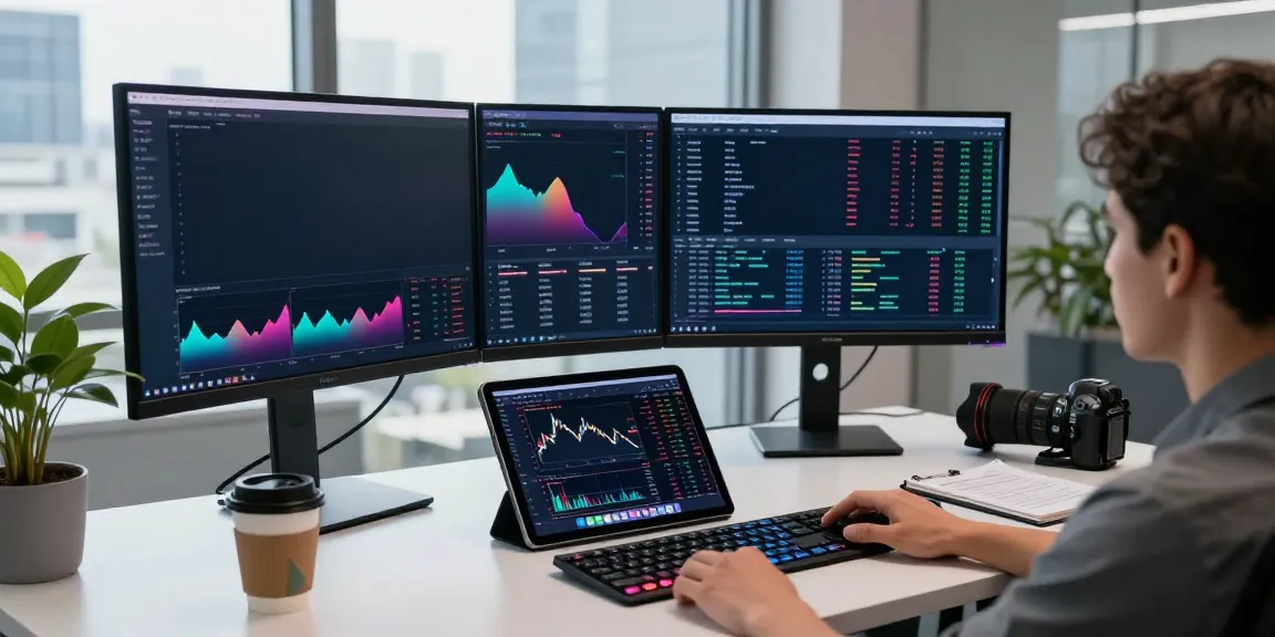 HKEX market data vendor interface displayed on a modern trading setup with cryptocurrency analytics.