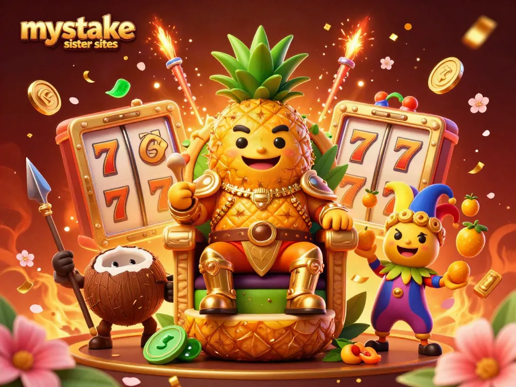 Engage with top mystake sister sites offerings surrounded by vibrant gaming elements.