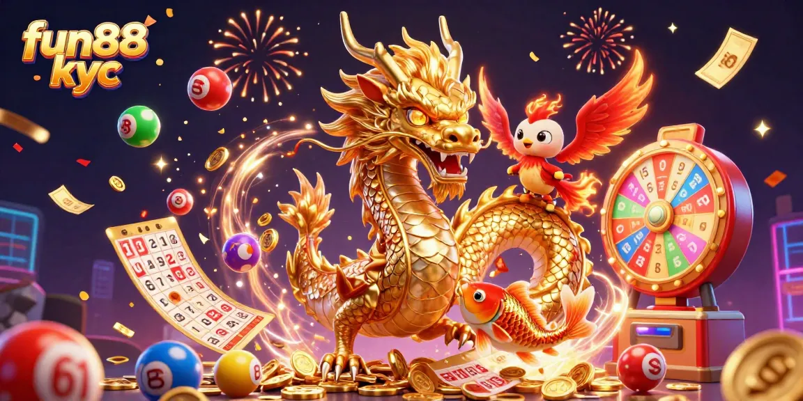 fun88 kyc tham gia cá cược với rồng vàng và phượng hoàng trong không gian ảo đậm đặc sắc.