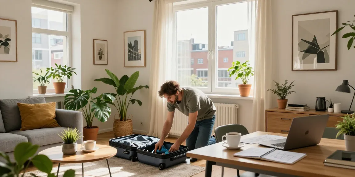 Monteurwohnung Hannover mit hellem, modernem Wohnraum, ideal für Geschäftsreisende.