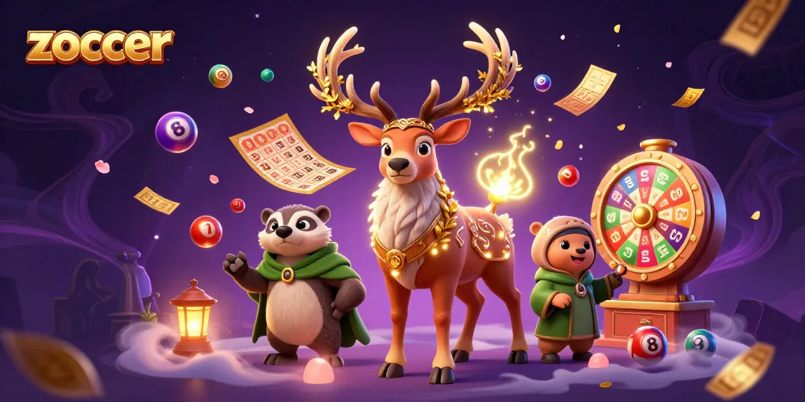 Experience zoccer excitement with a vibrant 3D gaming scene filled with enchanting characters.