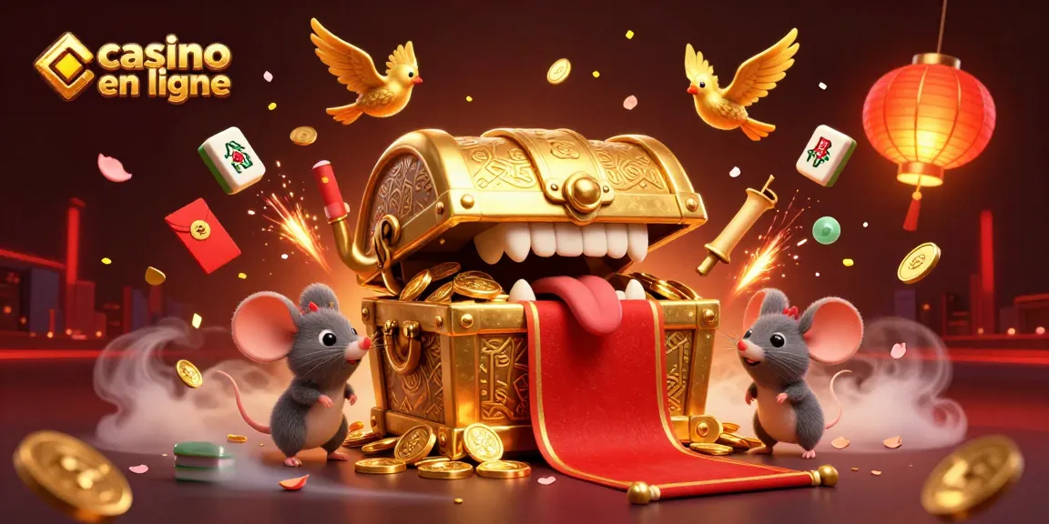Profitez de l'expérience de casino en ligne avec une illustration immersive d'une scène dynamique des jeux.