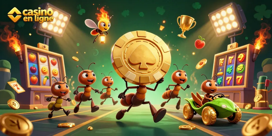Les joueurs de casino en ligne profitent d'une ambiance dynamique avec des jackpots dorés et des personnages amusants.