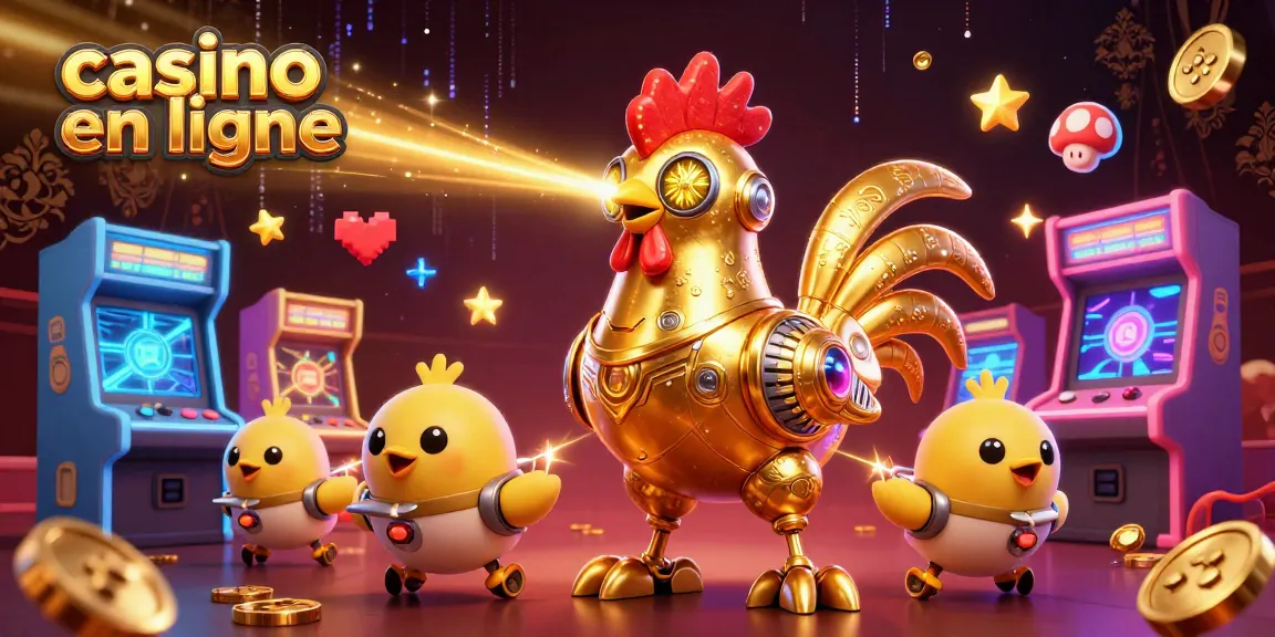 Jouez à un casino en ligne avec excitation et des machines 3D dynamiques, pleines de lumière et d'animation.