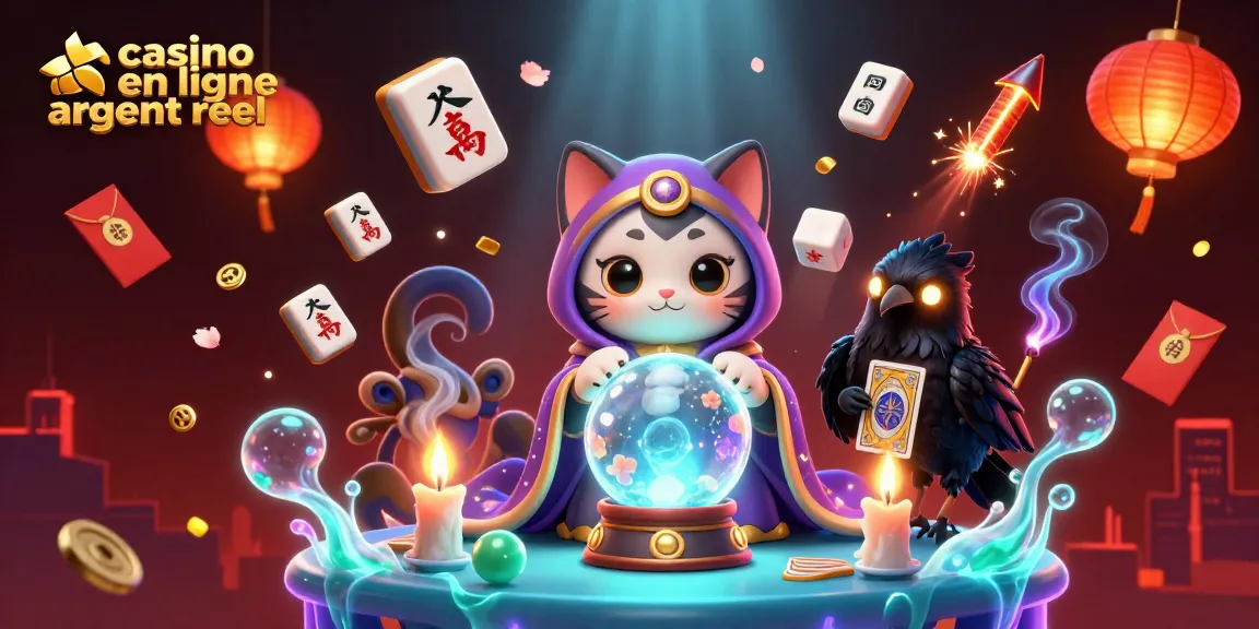 Jouez dans un monde fascinant de casino en ligne argent réel avec des éléments mystiques et chanceux.