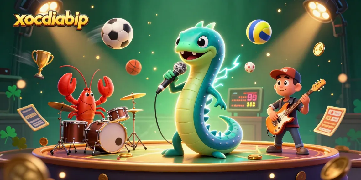 xocdiabip delivers electrifying underwater casino entertainment with a DJ eel and rockstar sea creatures.